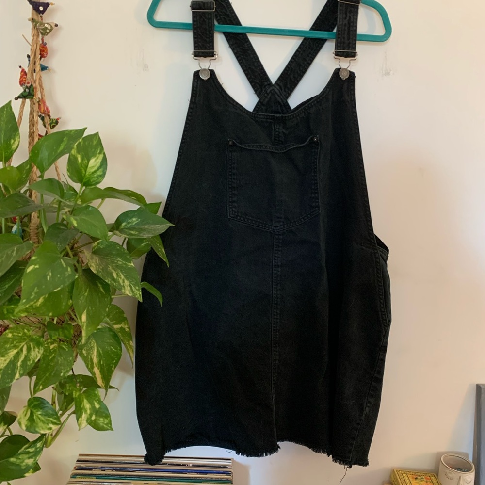Black Overall Dress